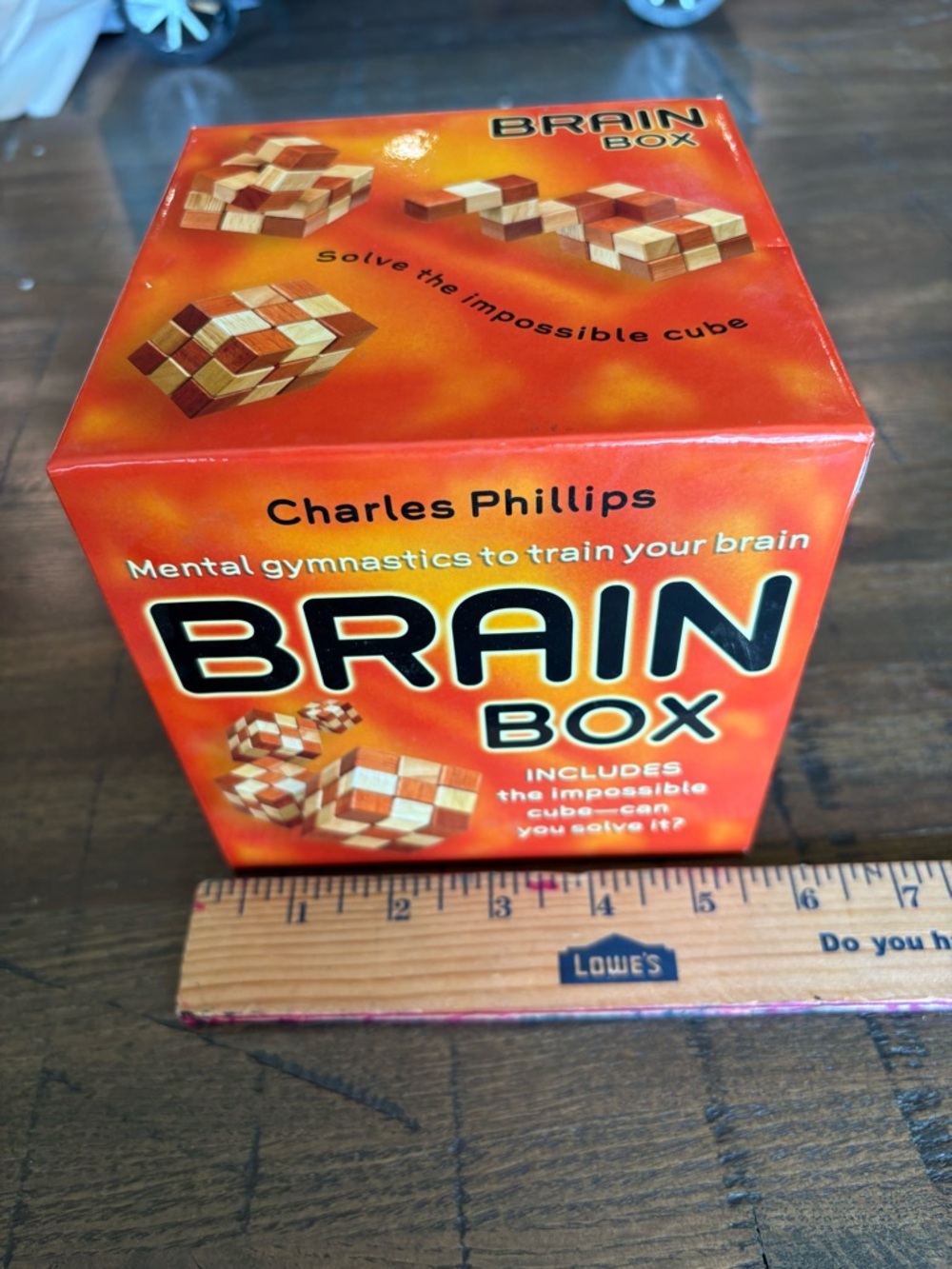 Brain Box Impossible cube puzzle.